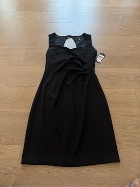 Guess | Dresses | Guess Black Midi Dress With Gold Floral Embellishments |  Poshmark